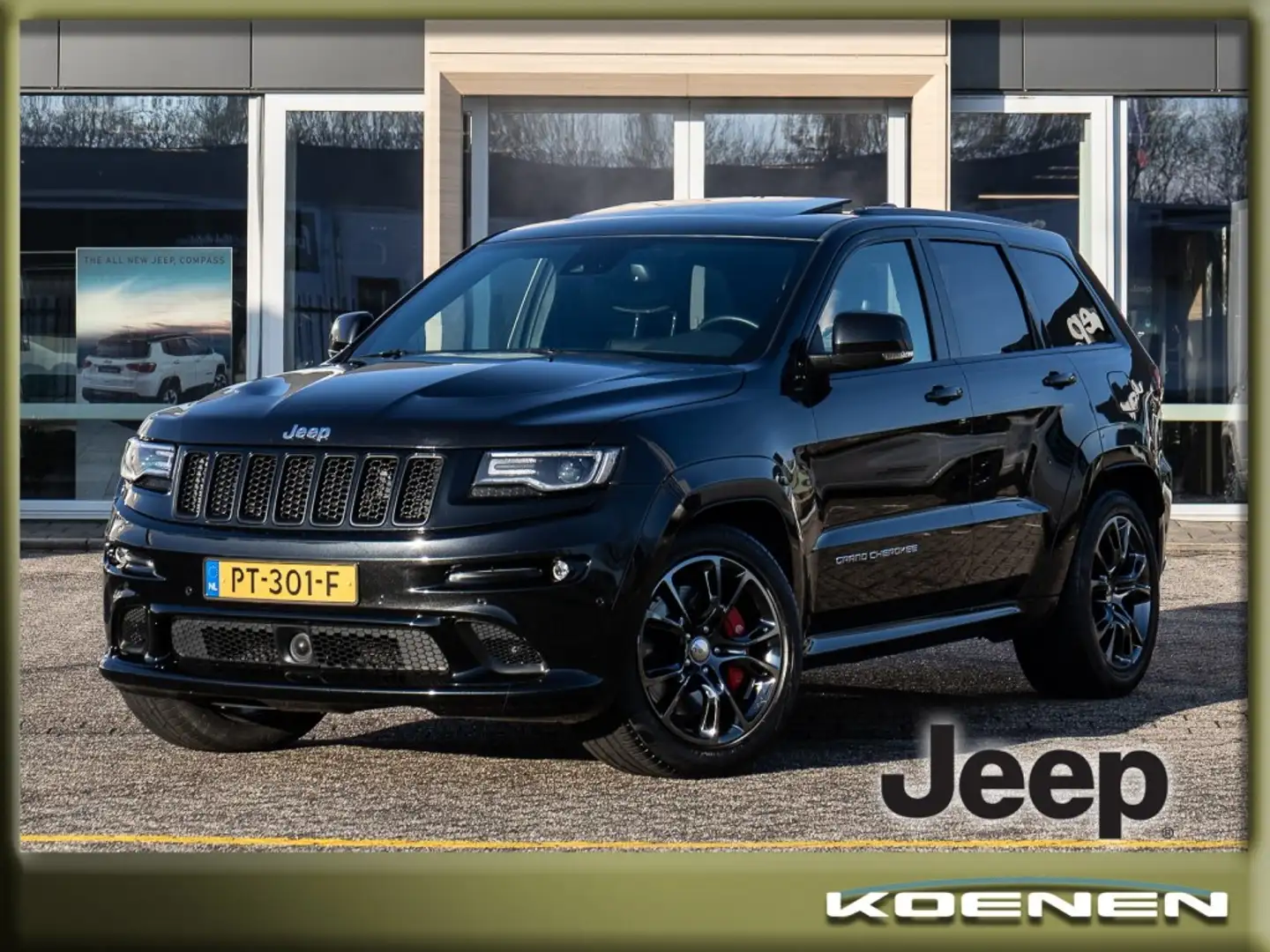 Jeep Grand Cherokee 6.4i SRT8 4x4 Automaat 468pk LPG G3 Zwart - 1