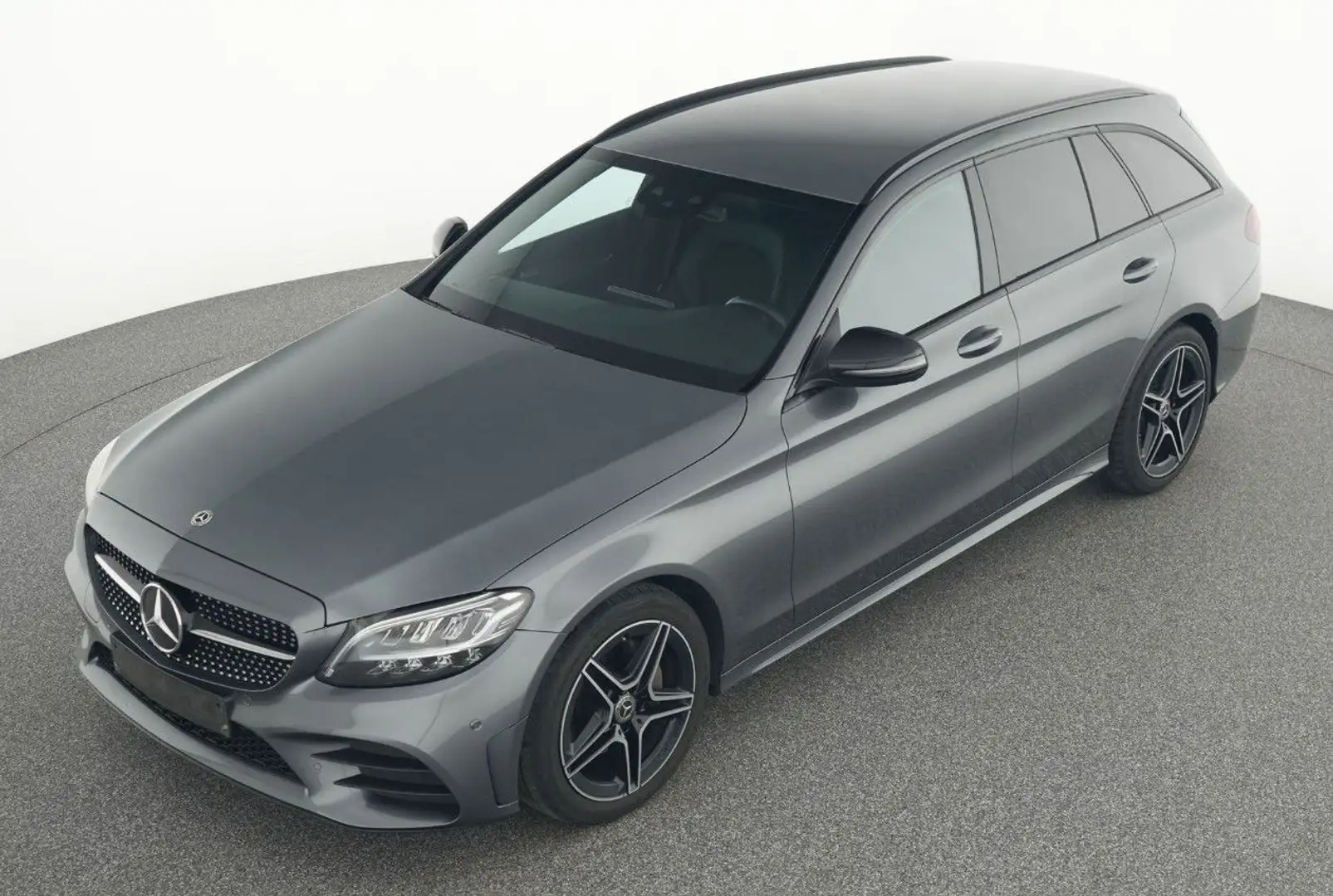 Mercedes-Benz C 180 T d AMG NIGHT WIDESCREEN LED KAM AHK Gri - 1