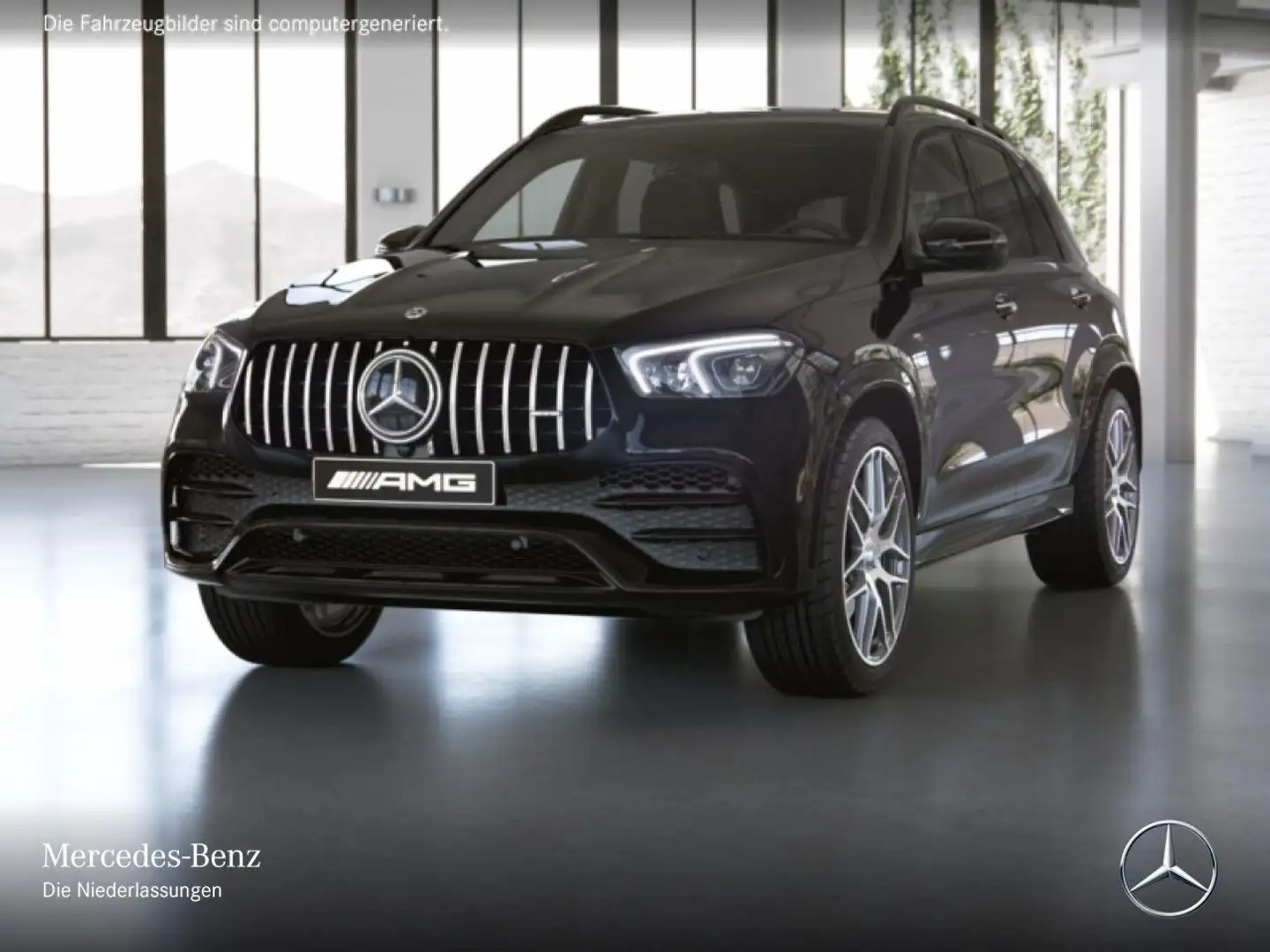Mercedes-Benz GLE 53 AMG GLE 53 4M NIGHT+360+LED+FAHRASS+22"+ENERGIZING+9G Schwarz - 2