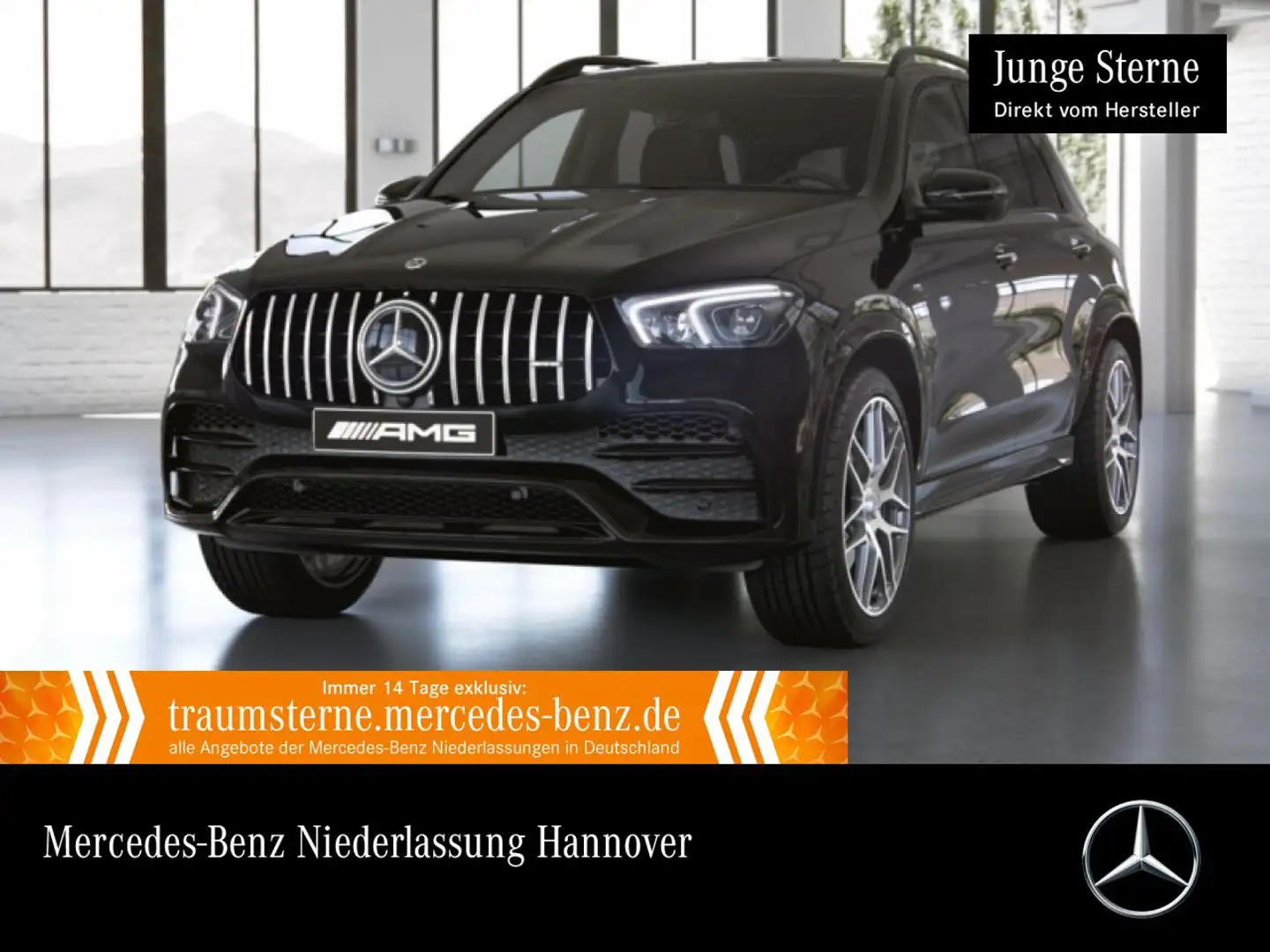Mercedes-Benz GLE 53 AMG GLE 53 4M NIGHT+360+LED+FAHRASS+22"+ENERGIZING+9G Schwarz - 1
