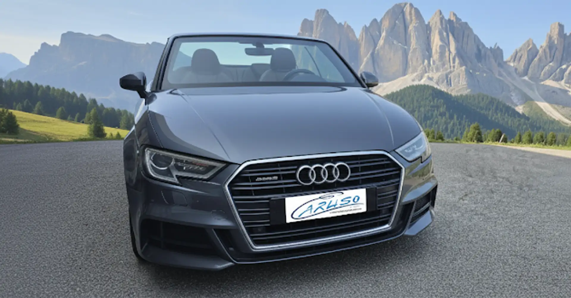 Audi A3 Cabrio 4x4 edition 184cv S-LINE *GAR 2ANNI AUDI Grigio - 1