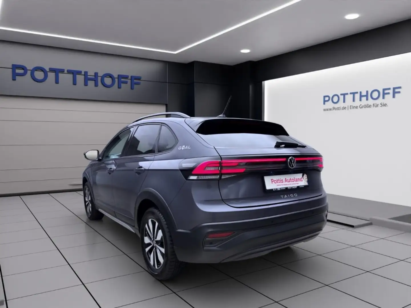 Volkswagen Taigo 1.0 TSI GOAL NAVI KLIMA PDC LED SHZG Grau - 2