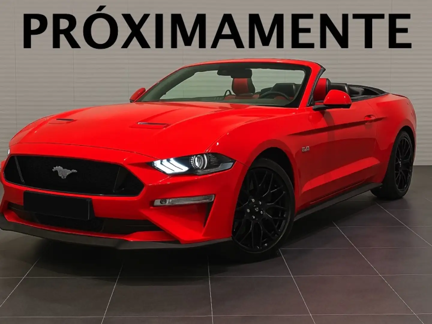 Ford Mustang Convertible 5.0 Ti-VCT GT Aut. Rojo - 1