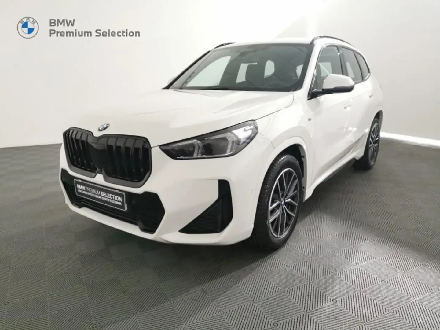 BMW X1 sDrive18d 150ch M Sport Blanc - 1