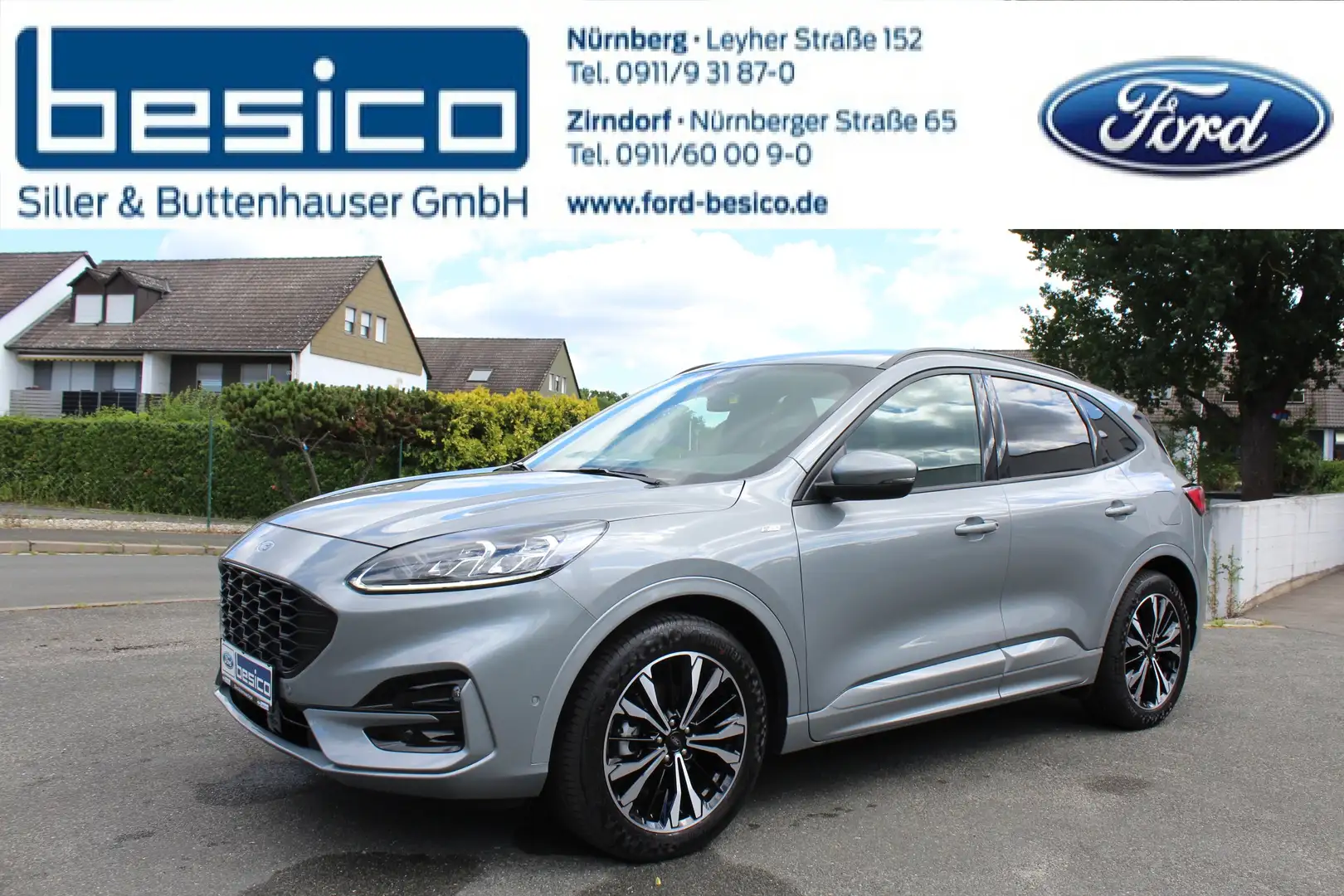 Ford Kuga ST-Line X 2,5FHEV*AHK*B&O*ACC*Navi*19 Zoll*PDC Argento - 1