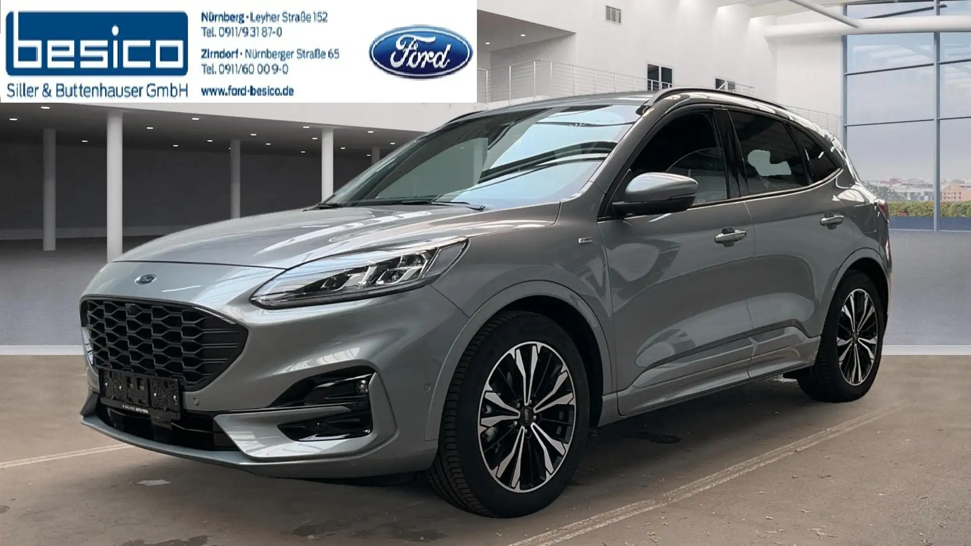Ford Kuga ST-Line X 2,5FHEV*AHK*B&O*ACC*Navi*19 Zoll*PDC Silber - 1