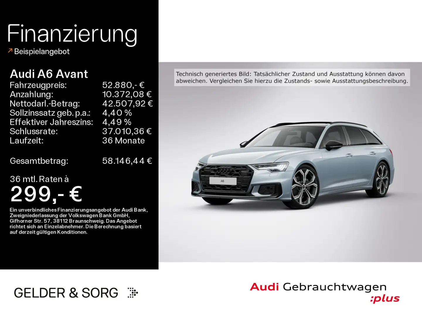 Audi A6 35 TDI S line Pano*Stand*AHK*Matrix Grau - 1
