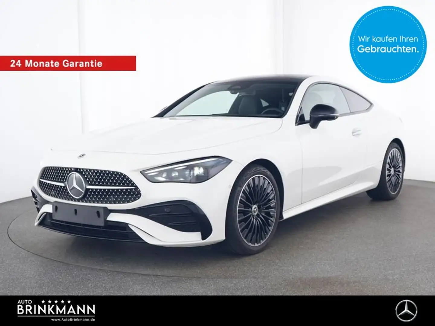 Mercedes-Benz CLE 200 CLE 200 Coupé AMG-LINE/PANO/BURMESTER/NIGHT/360° Wit - 1