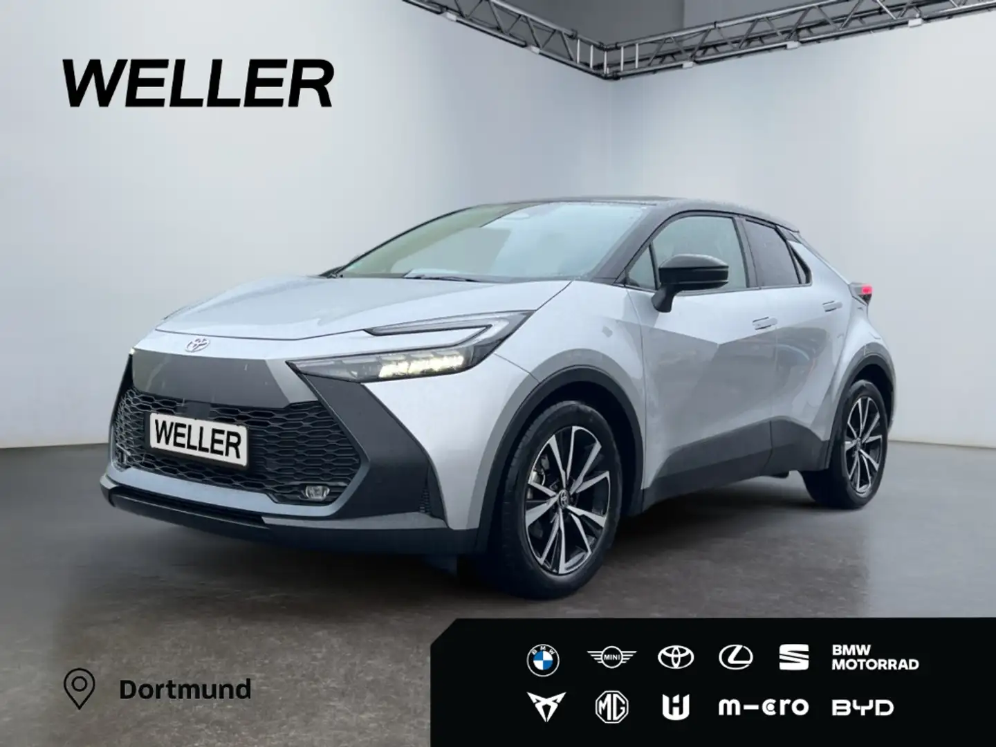 Toyota C-HR 1.8 Hybrid Teamplayer *LED*el Heck*SHZ*CAM* Silber - 1