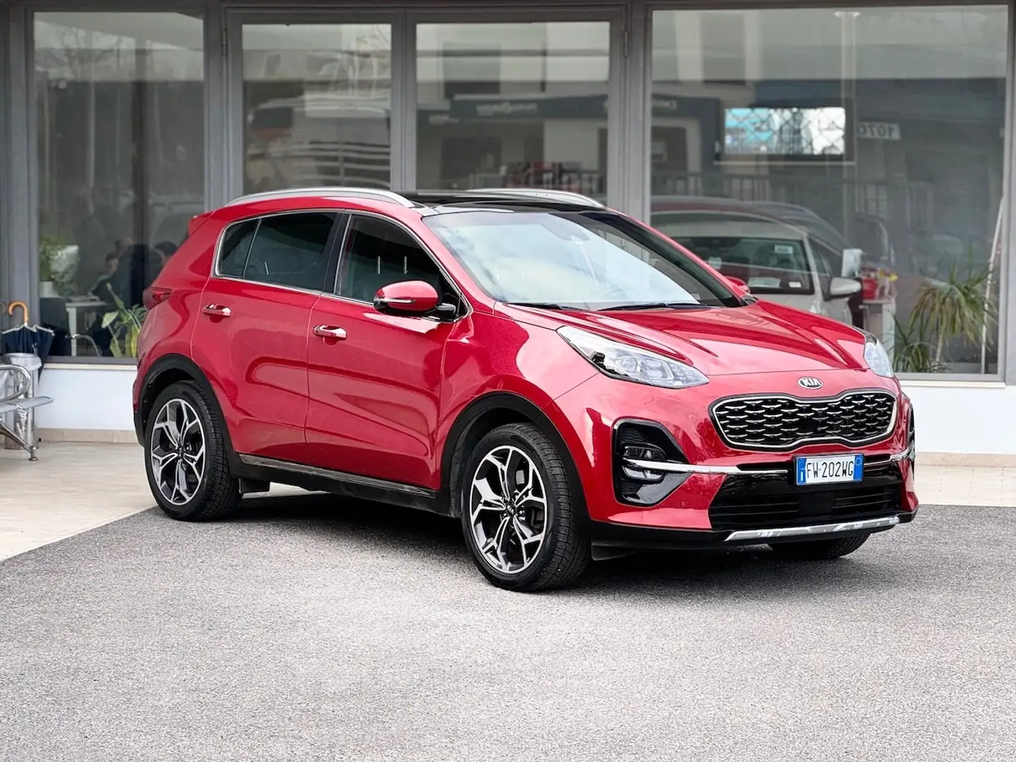 Kia Sportage 1.6 Diesel 136CV E6 GT Line Automatica - 2019 Rosso - 1
