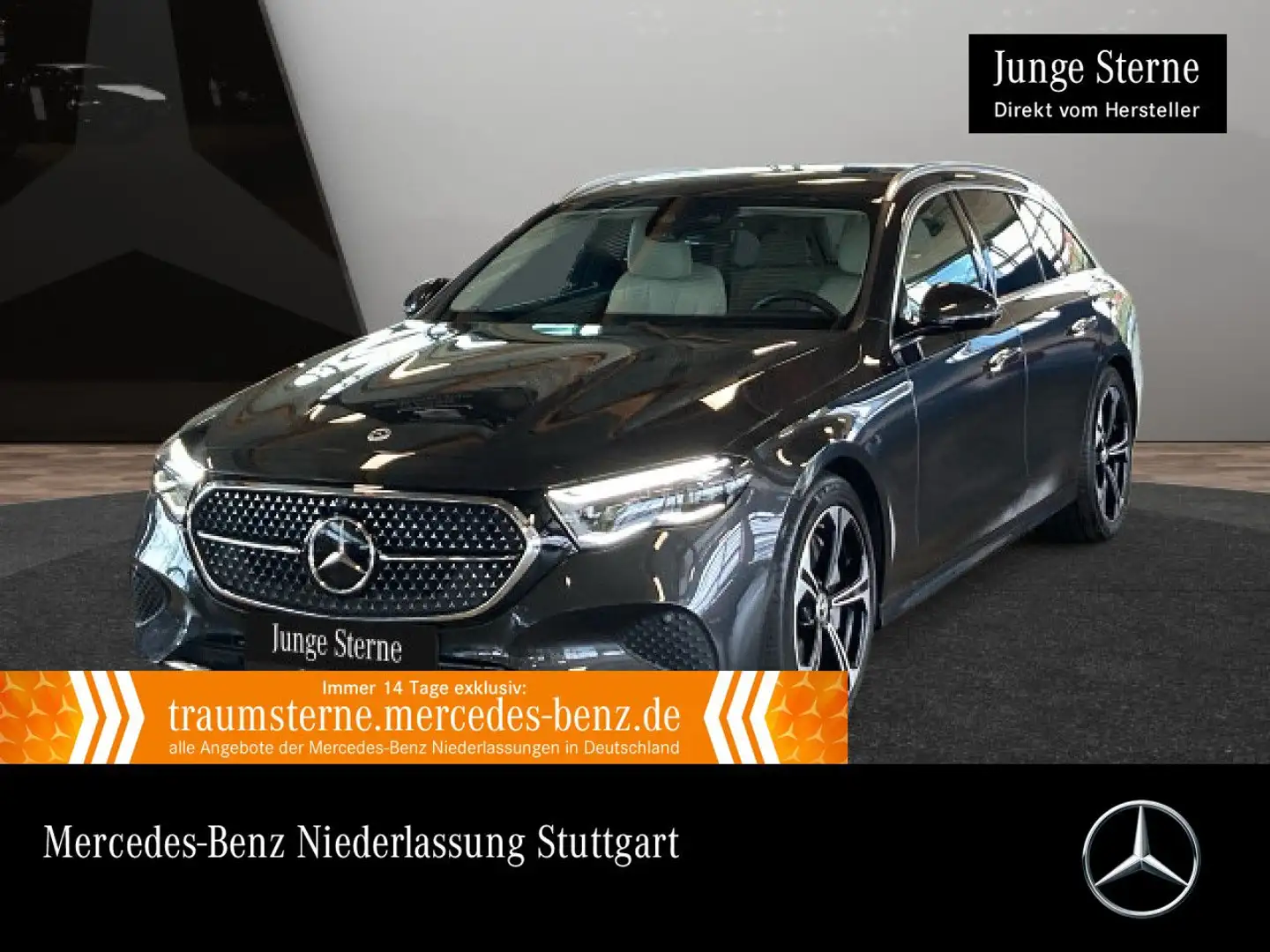 Mercedes-Benz E 300 de T 4M Hybrid Avantgarde Fahrass 360° AHK Gris - 1