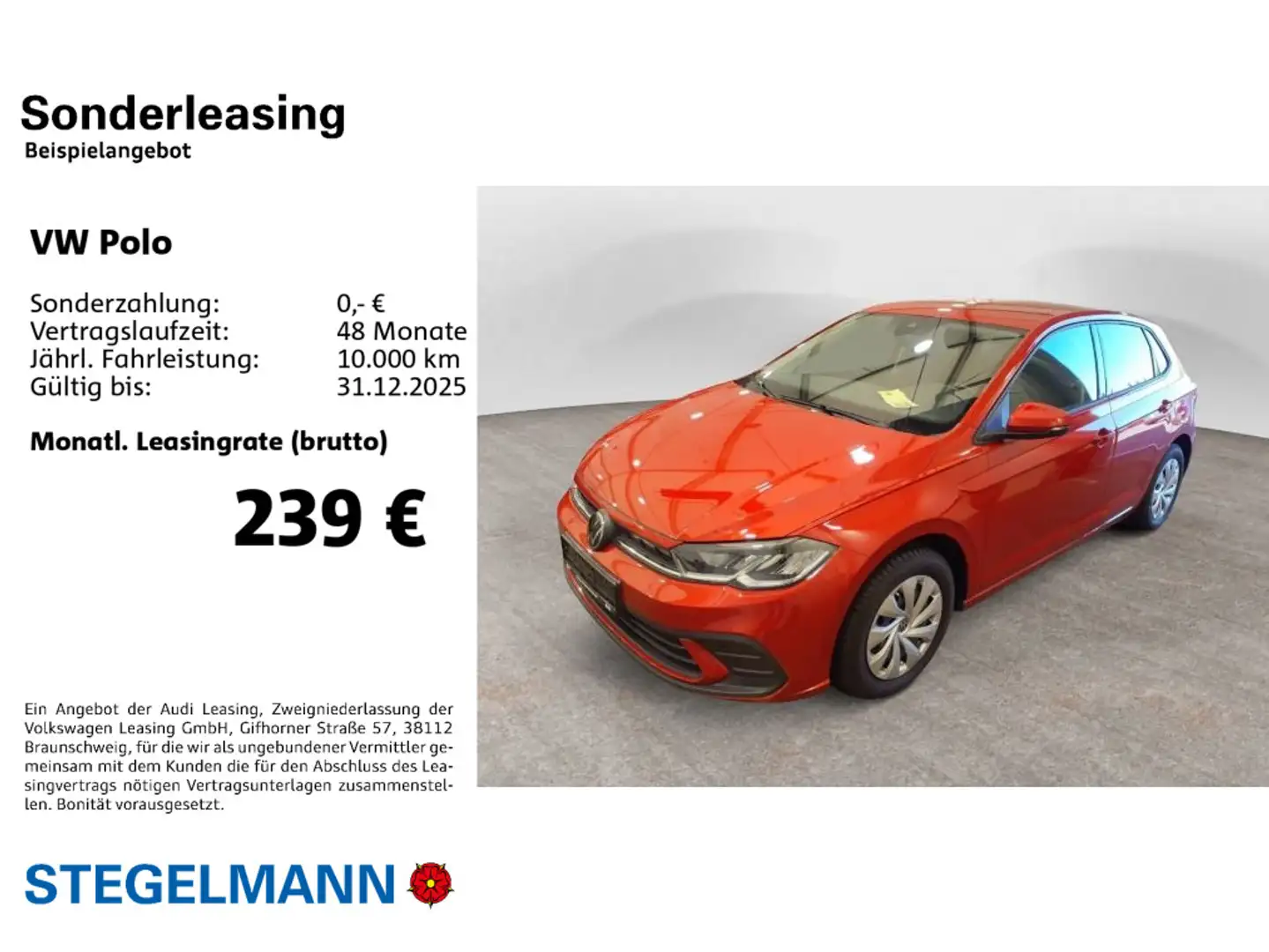Volkswagen Polo VI 1.0 TSI Life *Navi*LED*Sitzheizung* Rot - 2