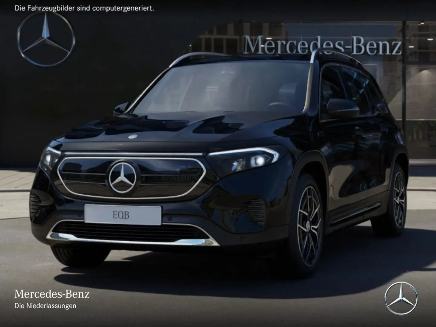 Mercedes-Benz EQB 250 PROG+19"+ADVANCED+KAMERA+SPUR Schwarz - 2