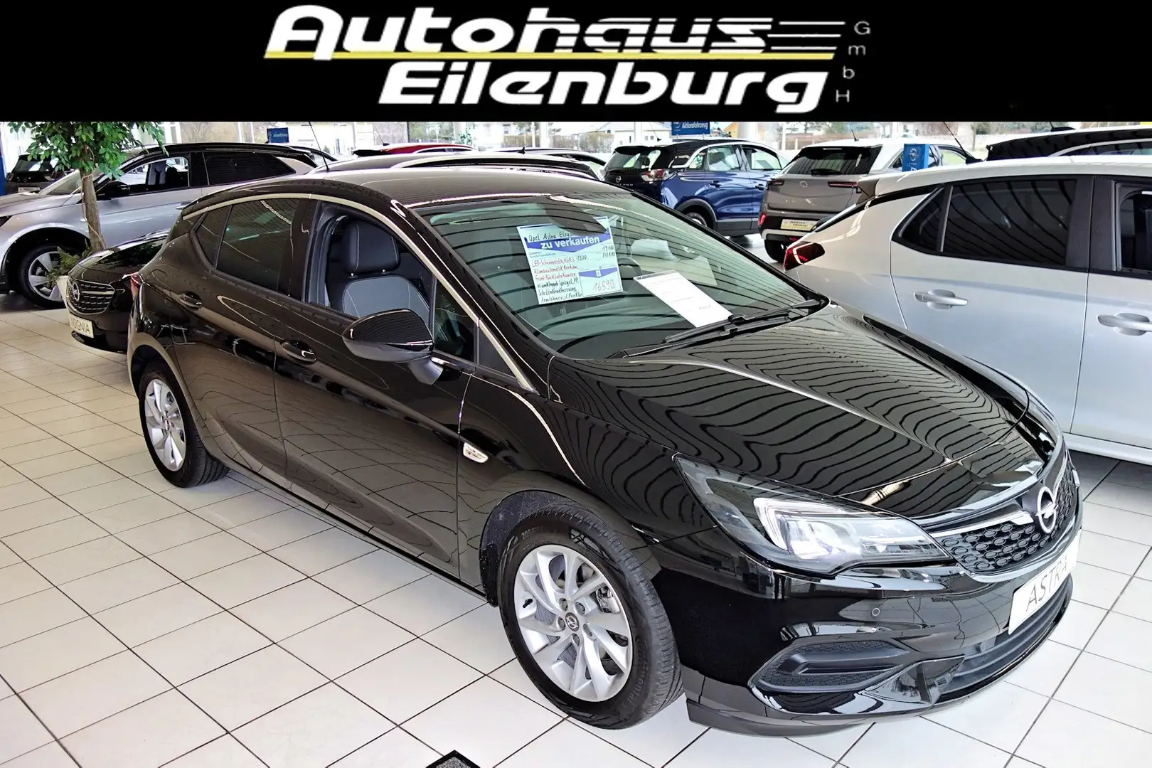 Opel Astra 1.2 Eleg.LED,AGR,Rückfahrkamera Top Angebot ! Schwarz - 1