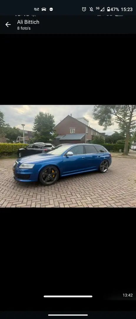 Audi RS6 5.0 TFSI Bleu - 1