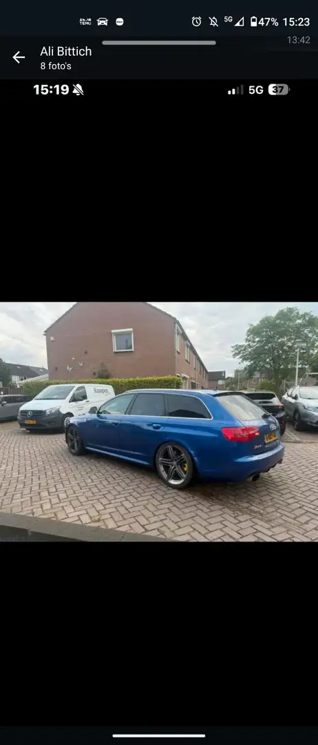 Audi RS6 5.0 TFSI Bleu - 2