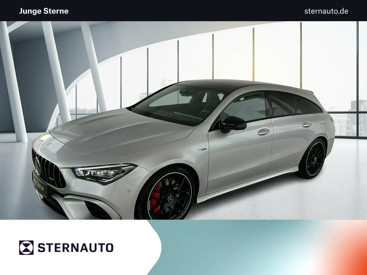 Mercedes-Benz CLA 45 AMG CLA 45 AMG S 4M+ Pano.-Dach/Distronic/Kamera Srebrny - 1