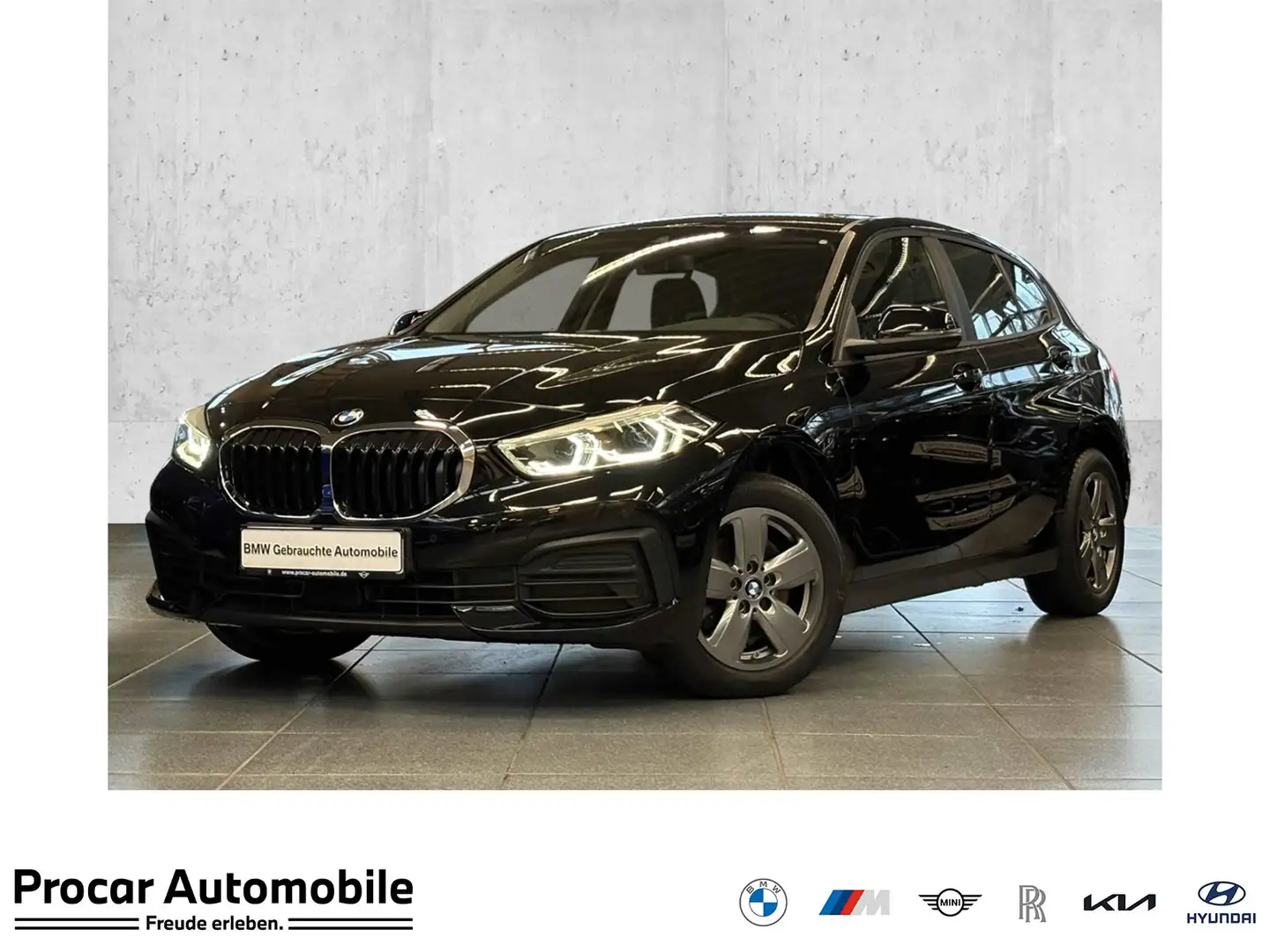 BMW 118 i LED LC Prof. Navi Tempomat PDC DAB Shz Schwarz - 1