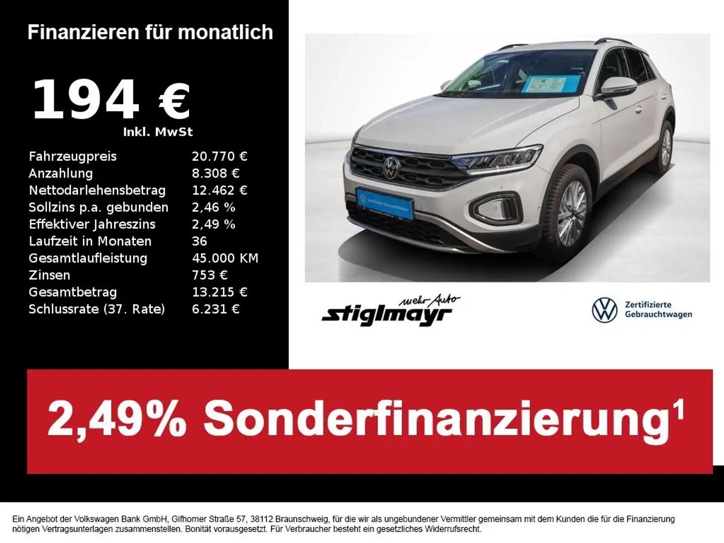 Volkswagen T-Roc Life 1.0 TSI *SHZ*DAB*APP*KLIMAAUT* Blanc - 1