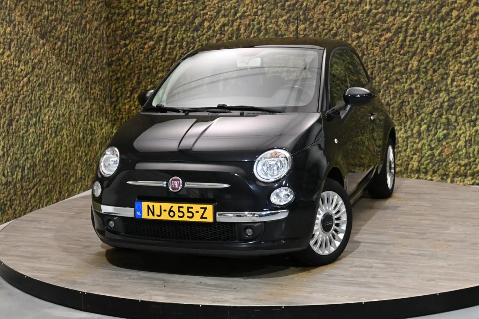 Fiat 500 1.2 Lounge | Panodak | Airco Zwart - 1