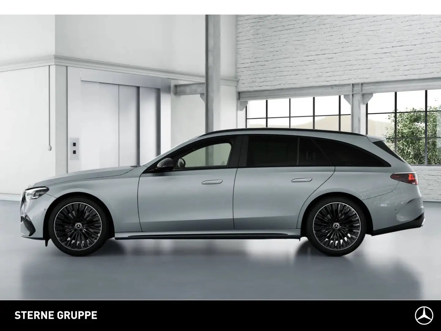 Mercedes-Benz E 200 E 200 4M T AMG PANO NIGHT AHK SHZ 360° DISTR Navi Silber - 2