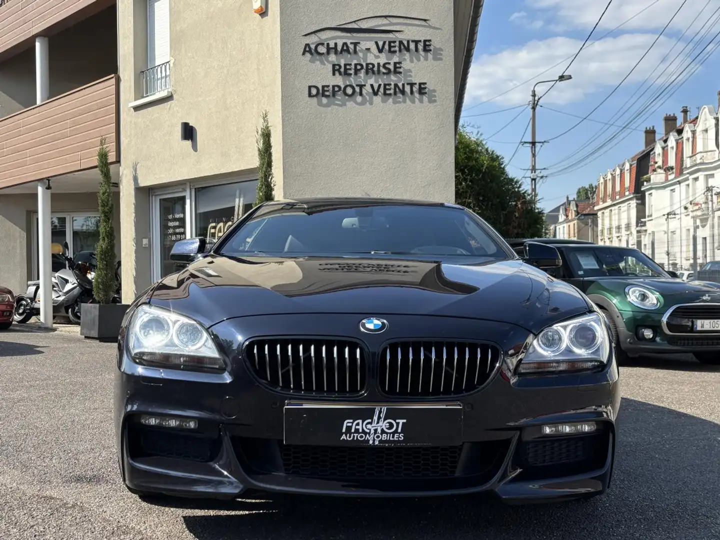 BMW 640 640d xDrive Coupé M Sport - BVA Sport COUPE F13 Noir - 2