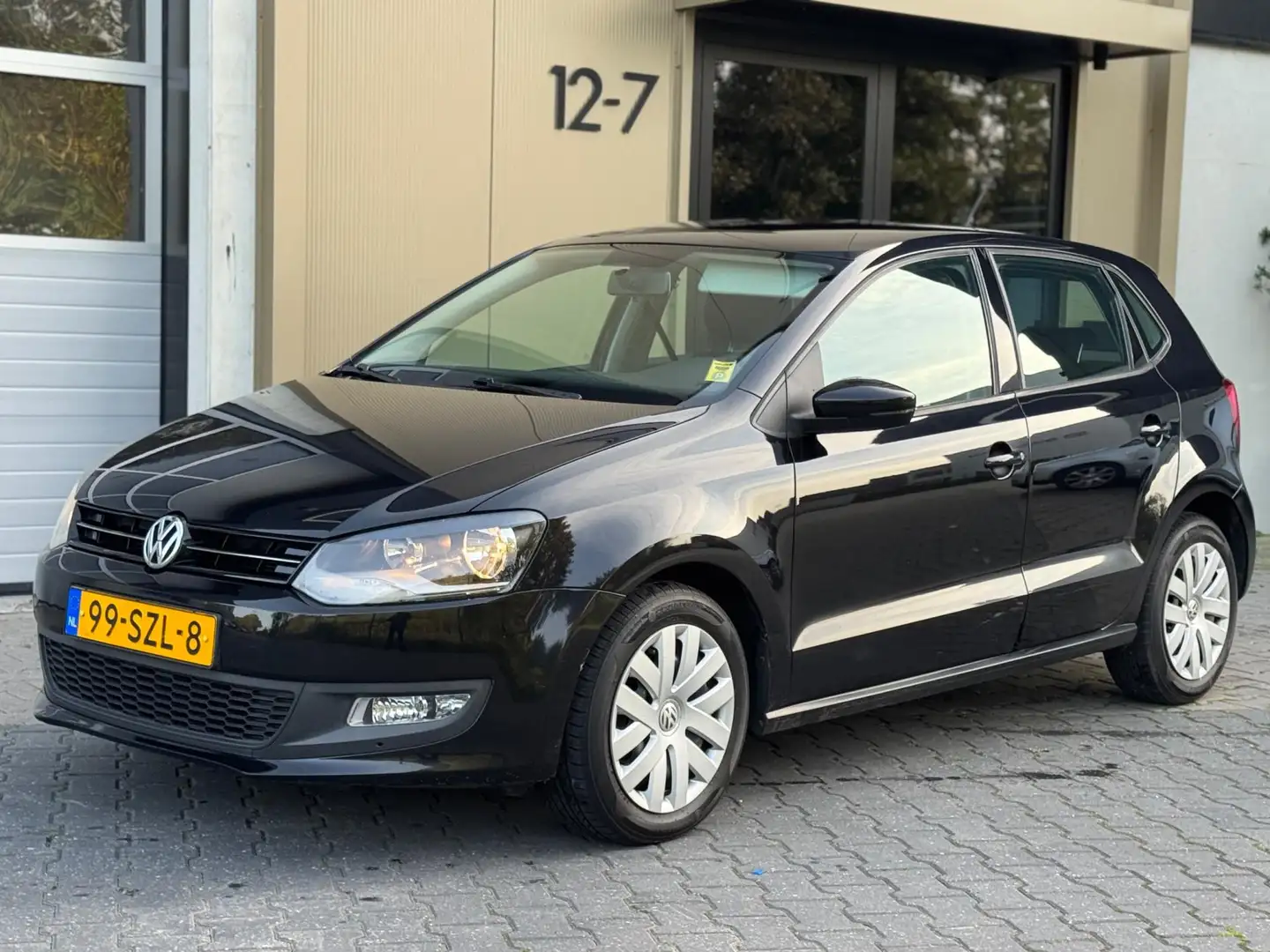 Volkswagen Polo 1.2 TSI|90pk|airco|cruise|elek. Ramen Zwart - 1