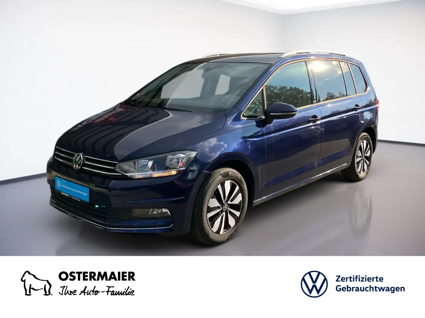 Volkswagen Touran MOVE 2.0TDI 150PS DSG ACC.5J-G.AHK.STHZG.KAMERA.NA Bleu - 1