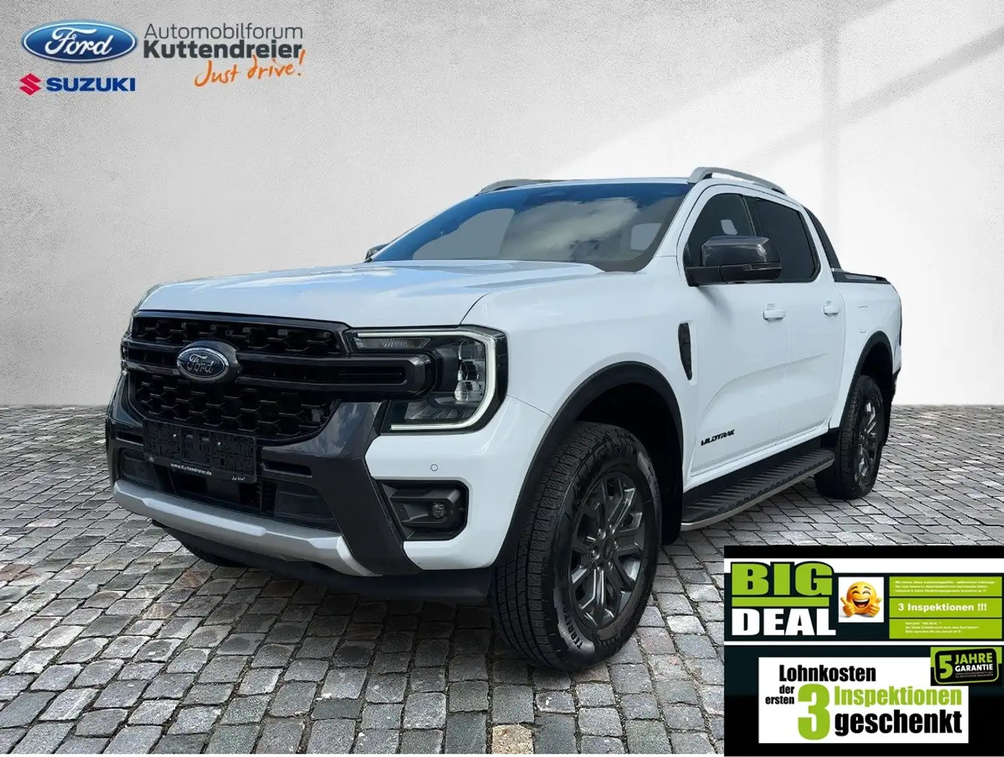 Ford Ranger 2.0 Ecoblue 4WD Doppelkabine Wildtrak e- Blanc - 2