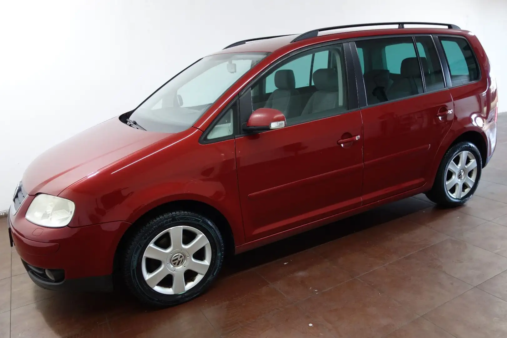 Volkswagen Touran 2.0 TDI DSG/Navi/Stdhzng/Klimaautomatik Rot - 2