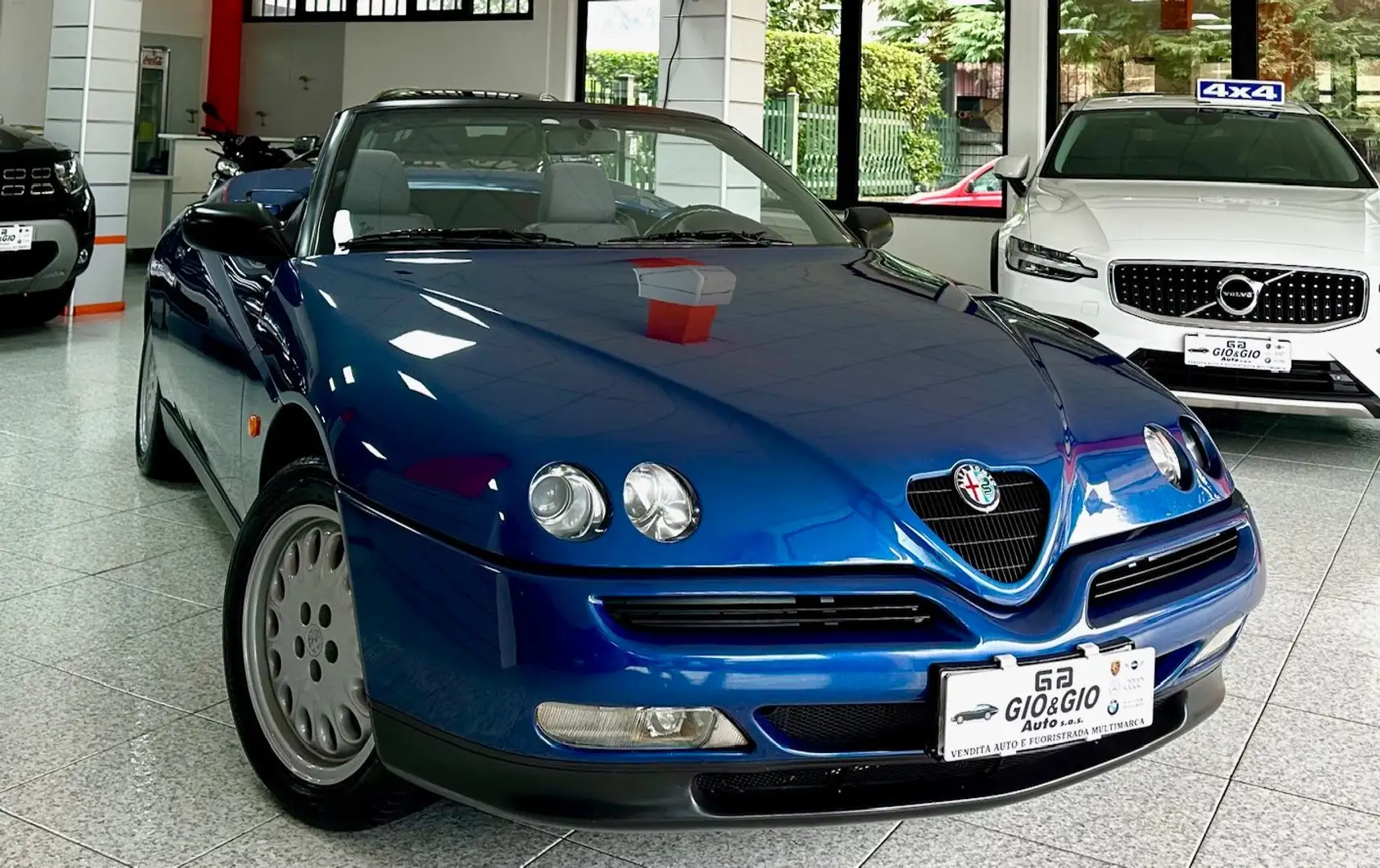 Alfa Romeo Spider Spider 2.0 ts 16v  "ISCRITTA ASI" Bleu - 2