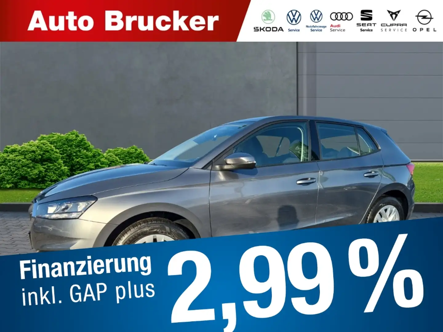 Skoda Fabia Selection  1.0 MPI+Klimaanlage+Sitzheizung+Alufelg Grau - 1