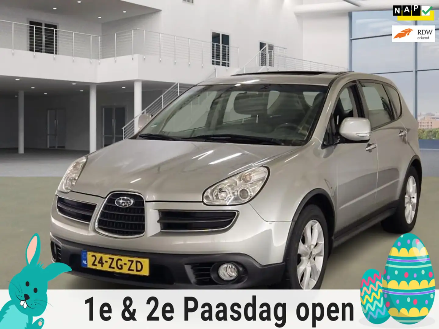 Subaru Tribeca 3.0R Luxury | Open dak | Leder | YOUNGTIMER Grau - 1
