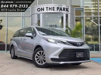 Silver 2025 Toyota Sienna Minivan All-Wheel Drive Automatic