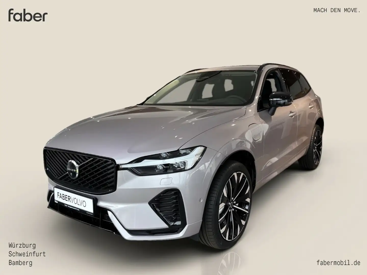 Volvo XC60 T8 AWD Ultra Dark Plug-in Hybrid Silber - 2