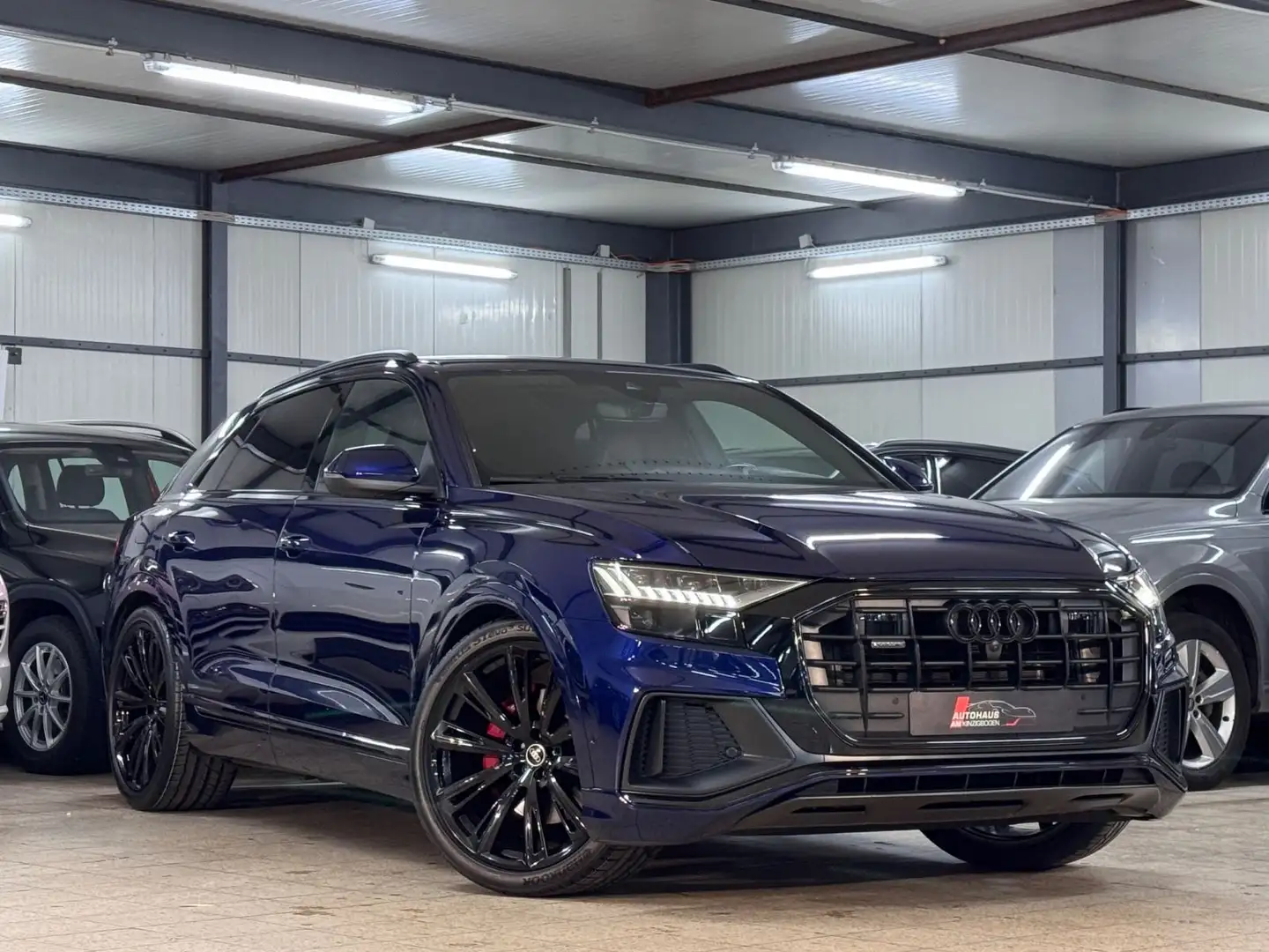 Audi Q8 S LINE+*BUSINESS*SOFT*B&O*OPTIK*23´*#SITZ*AHK Blau - 1