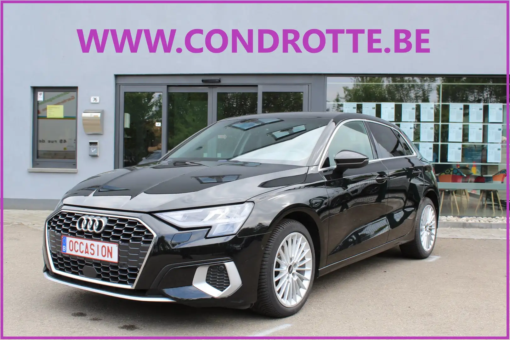 Audi A3 SB 35 TFSI 150 CV S-TRONIC ADVANCED PACK BUSINESS Zwart - 1