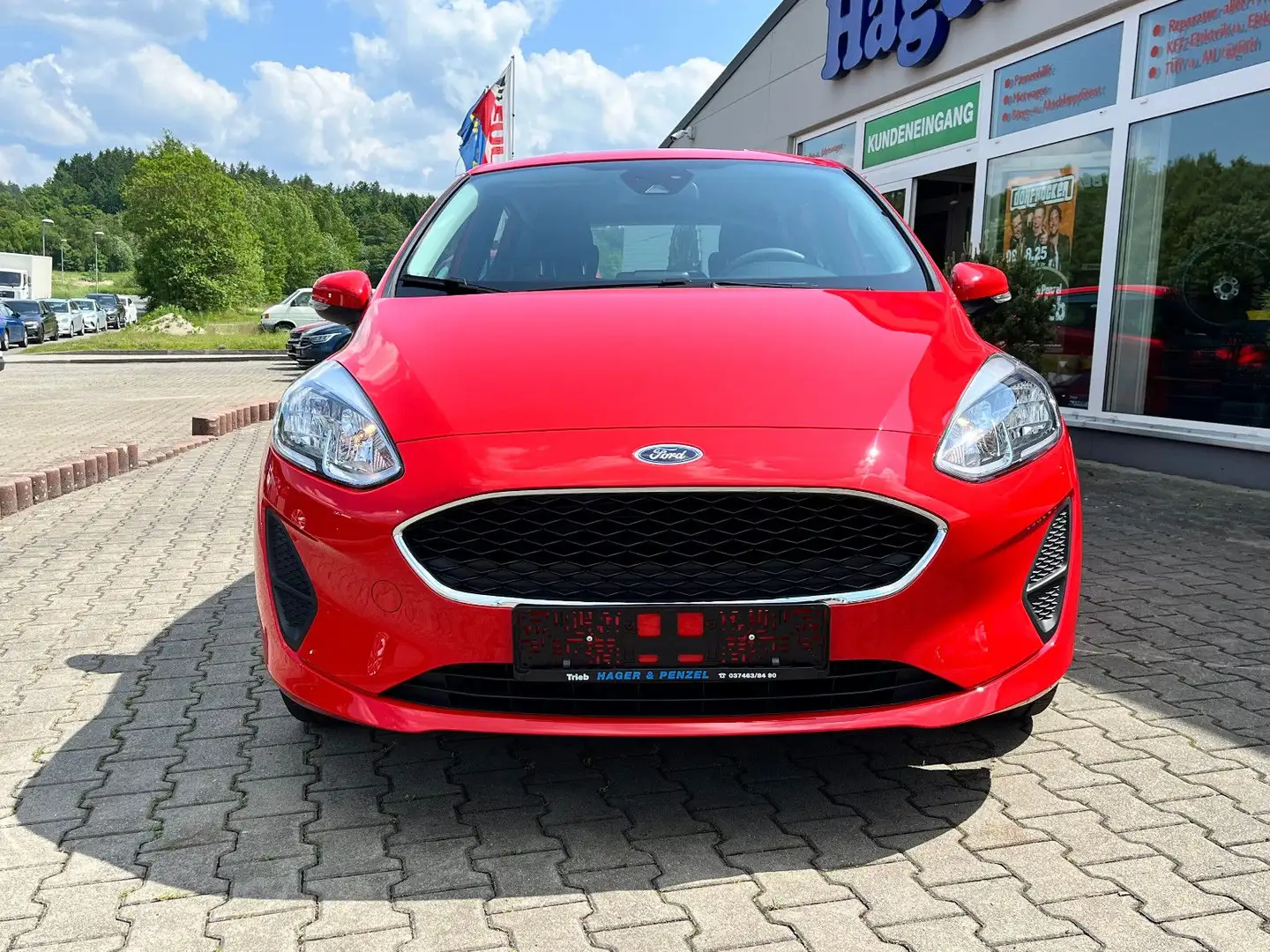Ford Fiesta Trend PDC, Klima, DAB, App-Navi Rouge - 2
