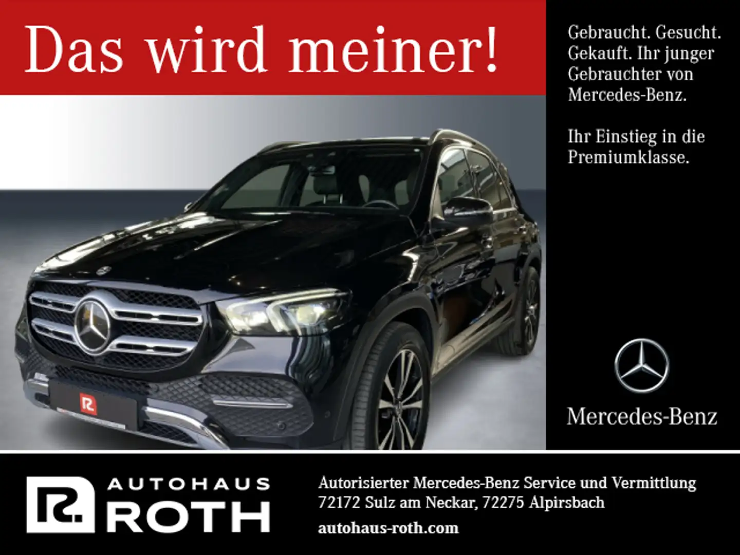 Mercedes-Benz GLE 350 GLE 350 d 4M Distronic AHK P-Dach MBeam AMG Int. Noir - 1