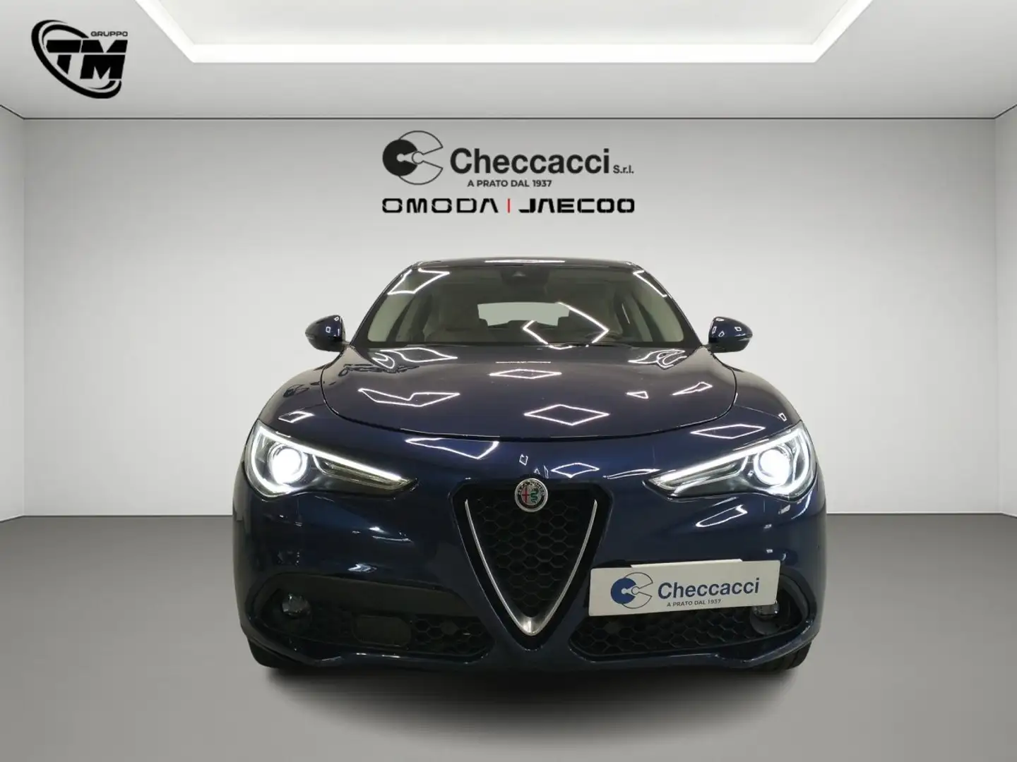 Alfa Romeo Stelvio 2.2 t Q4 210cv *harman Kardon*SEDILI ELET*RETROC* Blu/Azzurro - 2