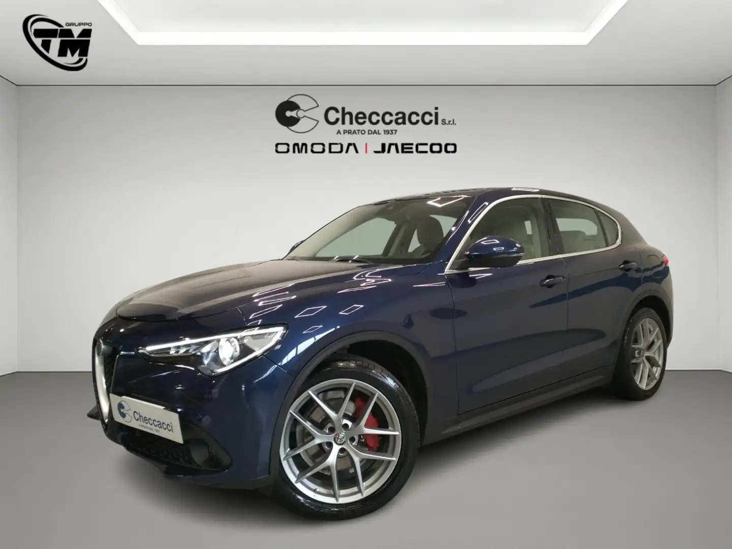Alfa Romeo Stelvio 2.2 t Q4 210cv *harman Kardon*SEDILI ELET*RETROC* Blu/Azzurro - 1