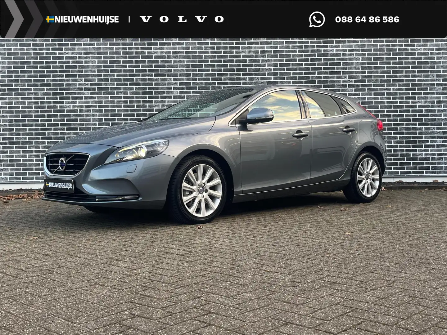 Volvo V40 1.5 T3 Nordic+ | Automaat | Trekhaak | Bi-xenon ko Gris - 1