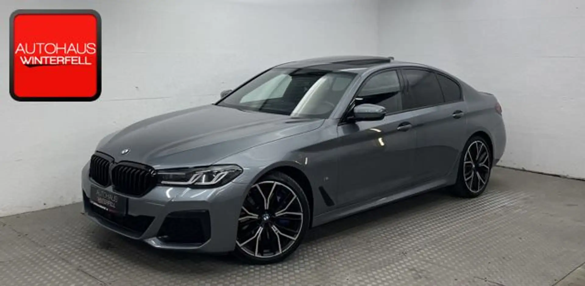 BMW 530 d xDrive M SPORT GSD+AHK+HUD+MEMO+SITZKLIMA+ Modrá - 1