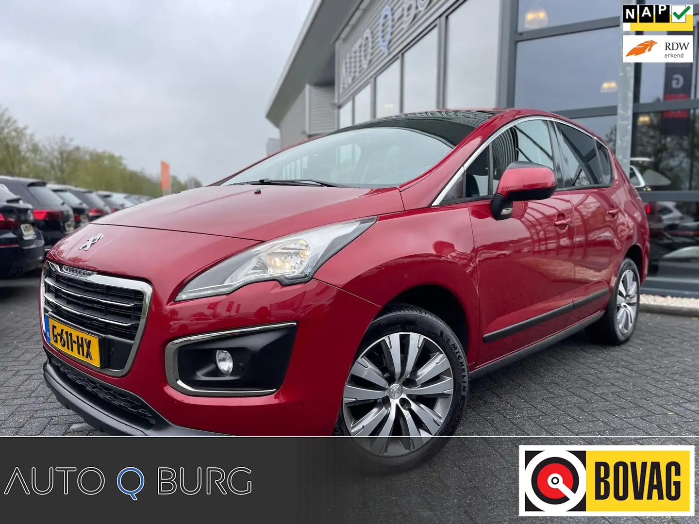Peugeot 3008 1.2 PureTech Blue Lease Executive| Trekhaak | Navi Rood - 1