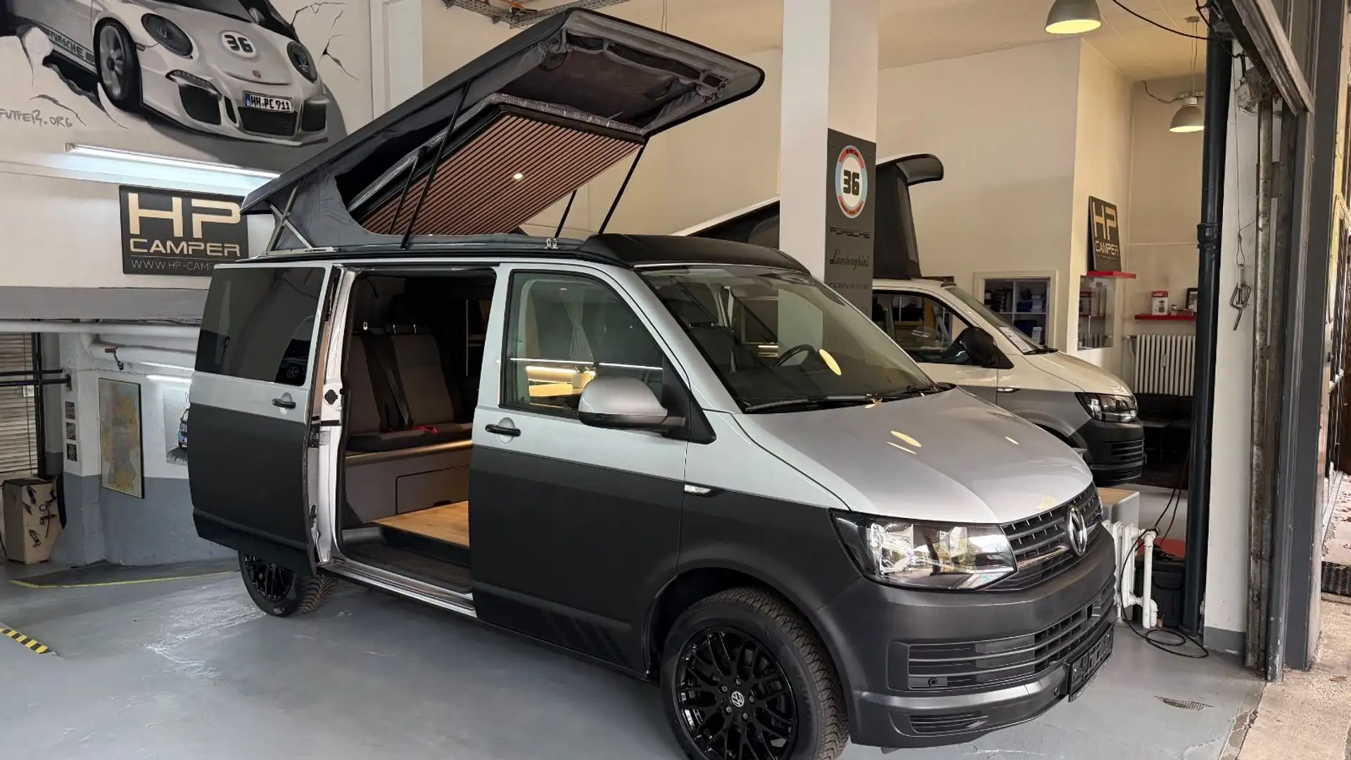 Volkswagen T6 HP-Camper OpenSky 4-5 Schlafplätze Silber - 1