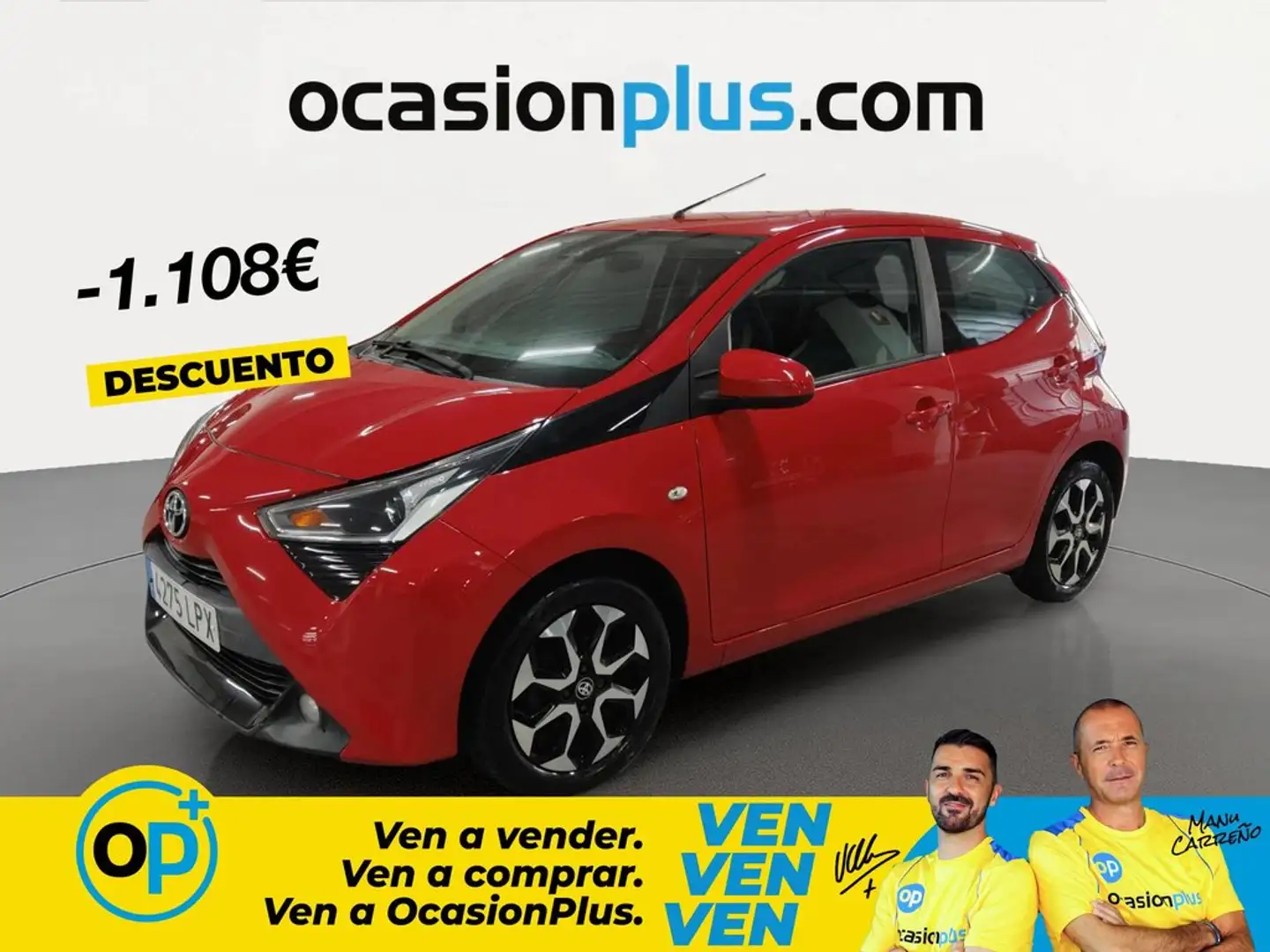Toyota Aygo 70 x-play Rojo - 1