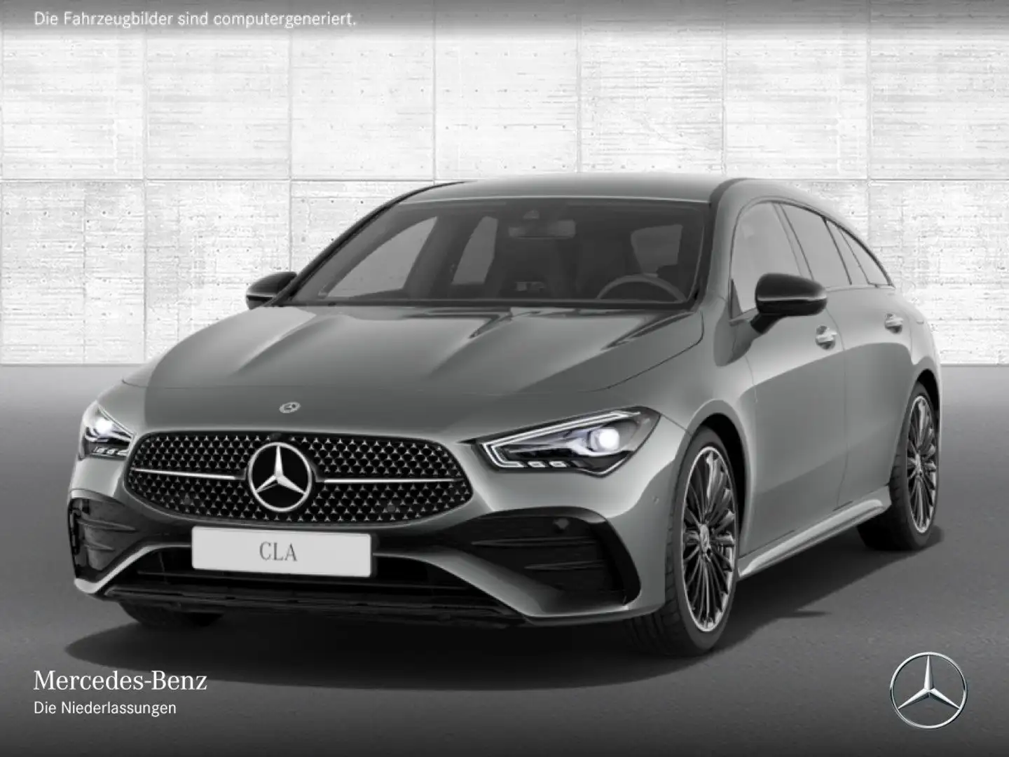 Mercedes-Benz CLA 180 AMG+NIGHT+360°+AHK+LED+BURMESTER+TOTW+7G Gris - 2