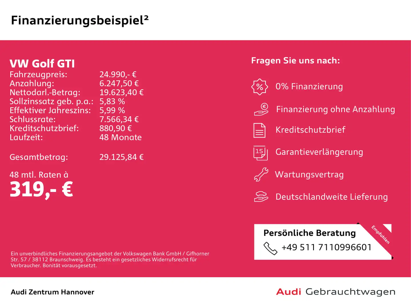 Volkswagen Golf GTI Performance Kamera Navi LED Schwarz - 2