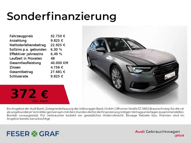 2023 Audi A6 in Silver for sale