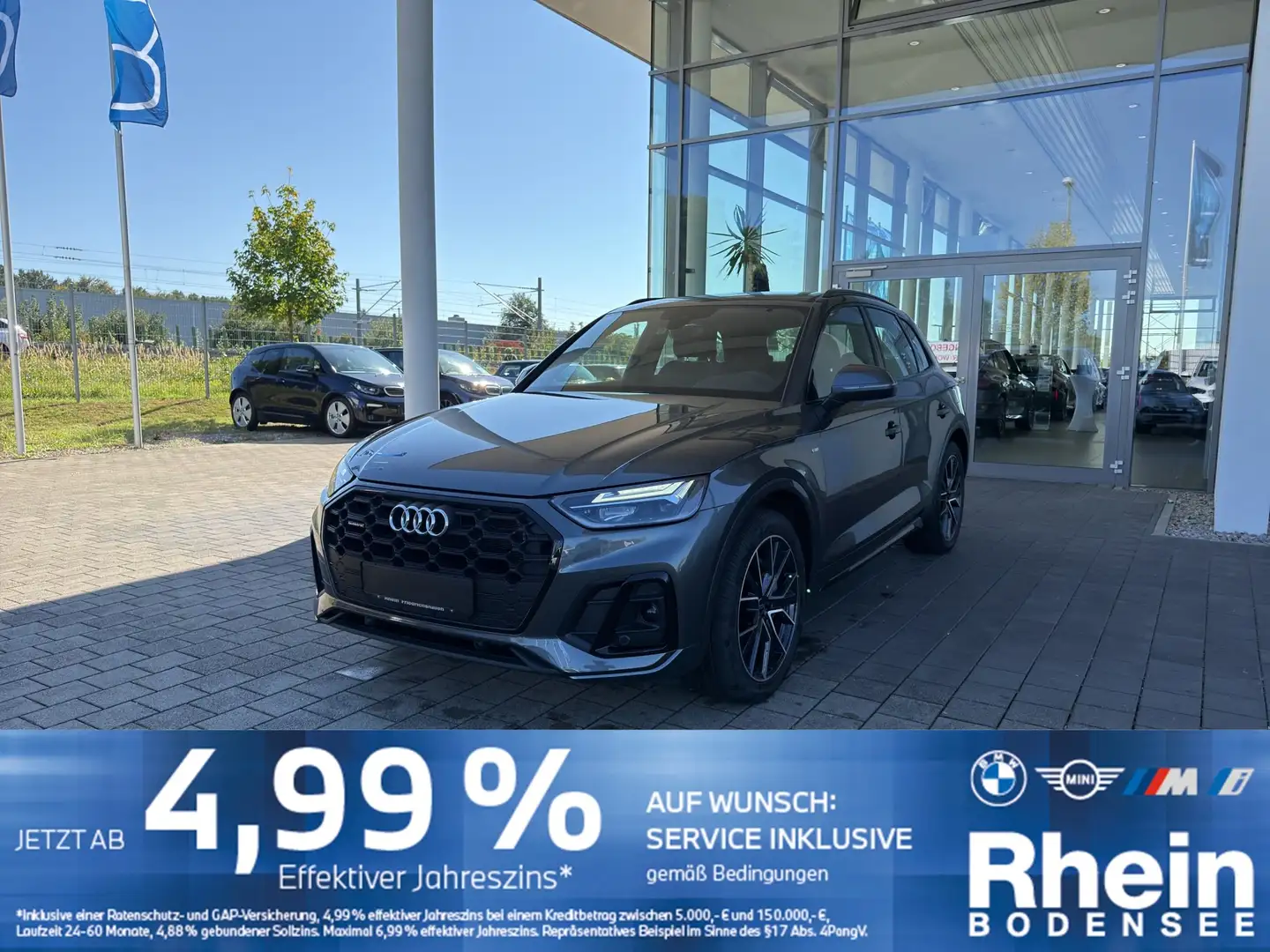 Audi Q5 50 TFSIe S-Line AHK Luftfederung 20 Navi Grau - 1